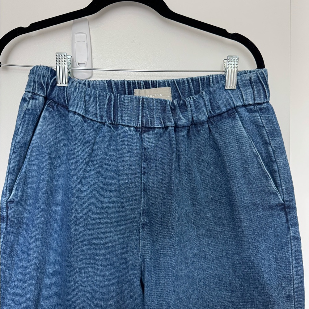 Everlane Straight Leg Blue Denim Pants Size 8 - Picture 3 of 7